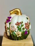 Load image into Gallery viewer, Ceramic Pumpkin XI - Wildflowers
