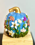 Load image into Gallery viewer, Ceramic Pumpkin XII - Wildflowers

